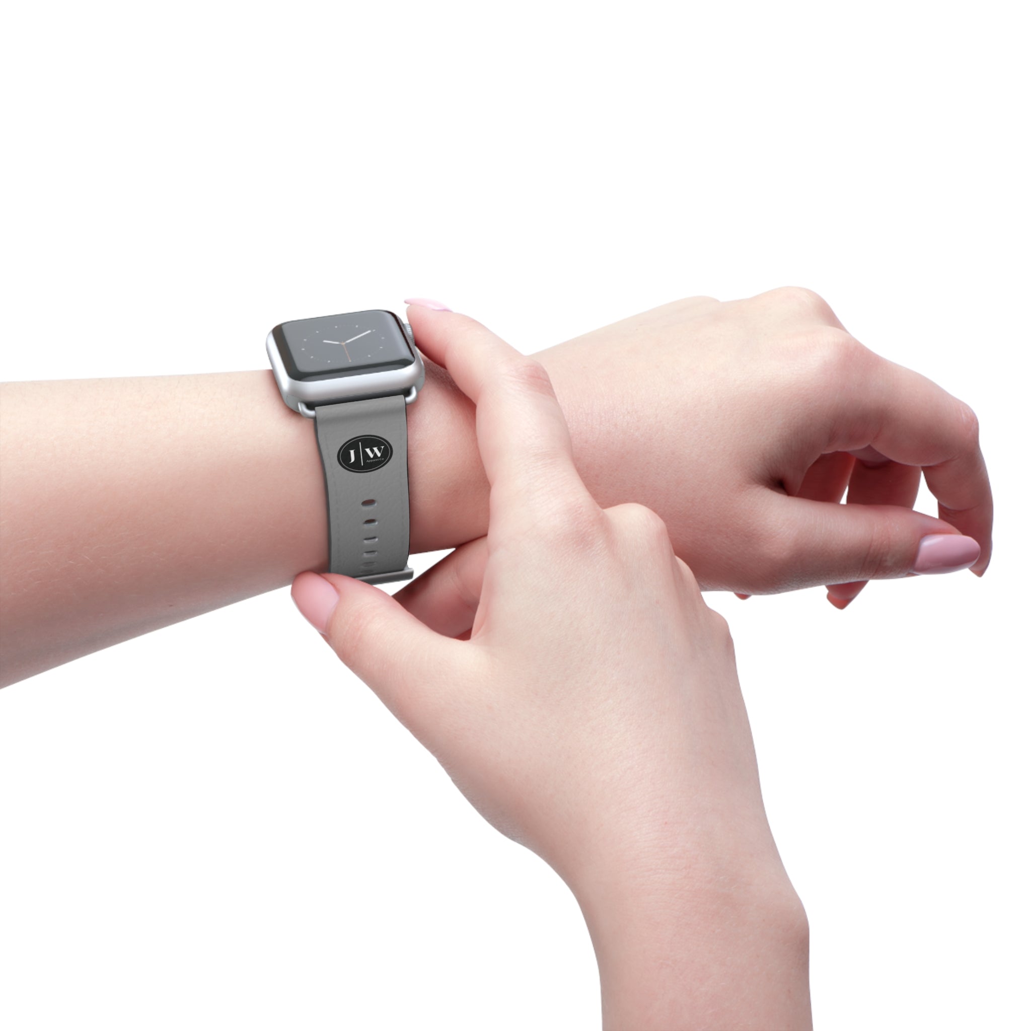 JW “Gray” Silicone Apple Watch Band
