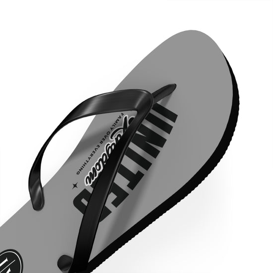 JW “United Kingdom” Grey Flip Flops