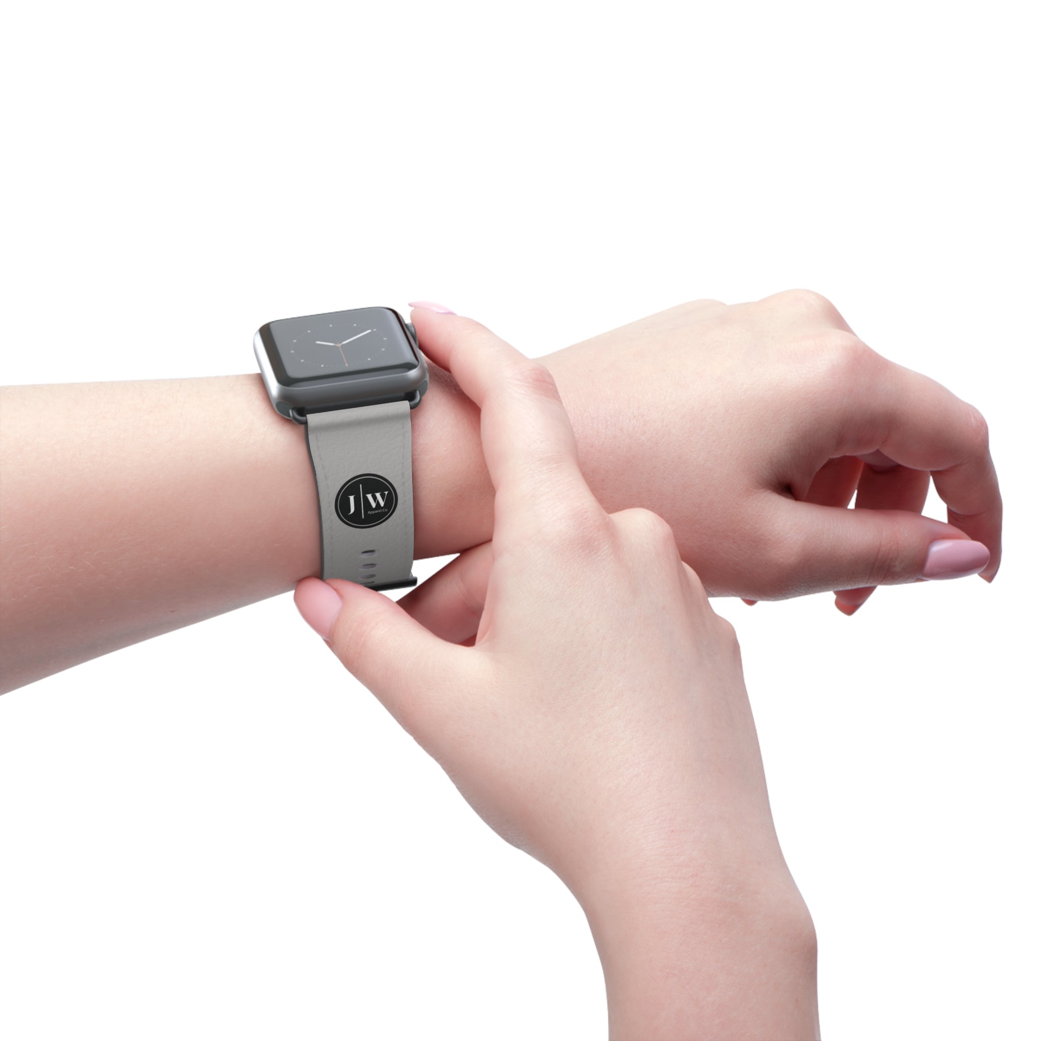 JW “Gray” Silicone Apple Watch Band