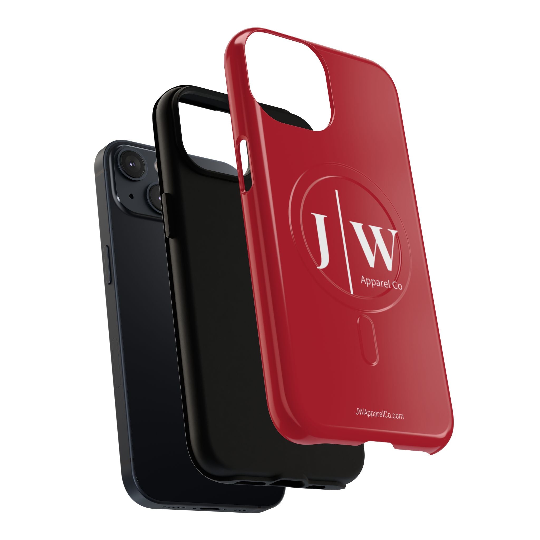 Tough “Dark Red” Magnetic iPhone Case