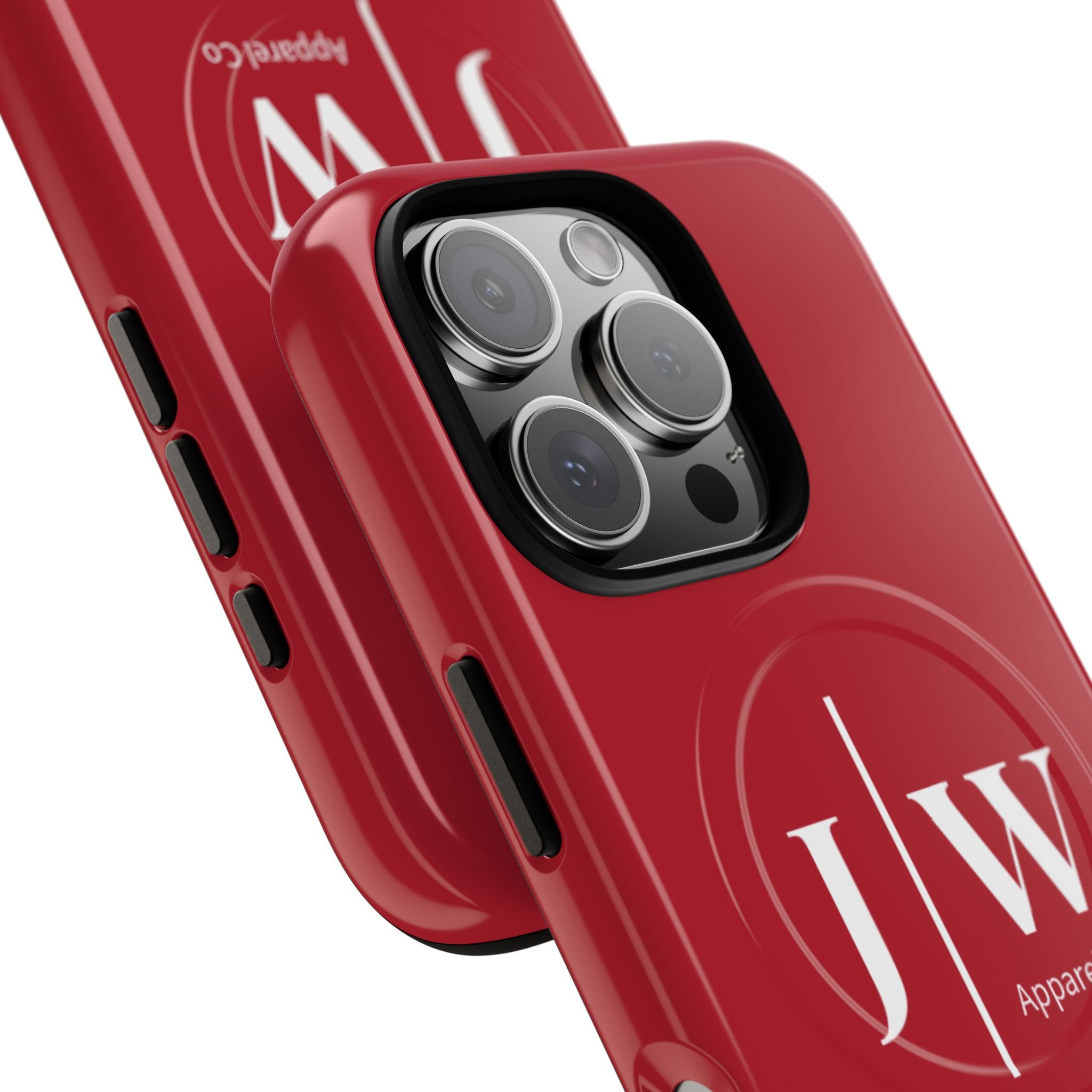 Tough “Dark Red” Magnetic iPhone Case