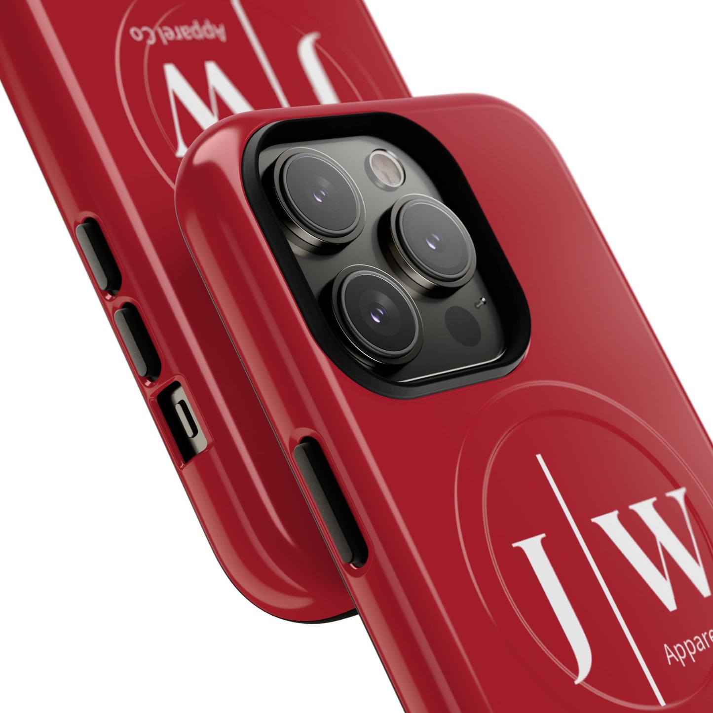 Tough “Dark Red” Magnetic iPhone Case
