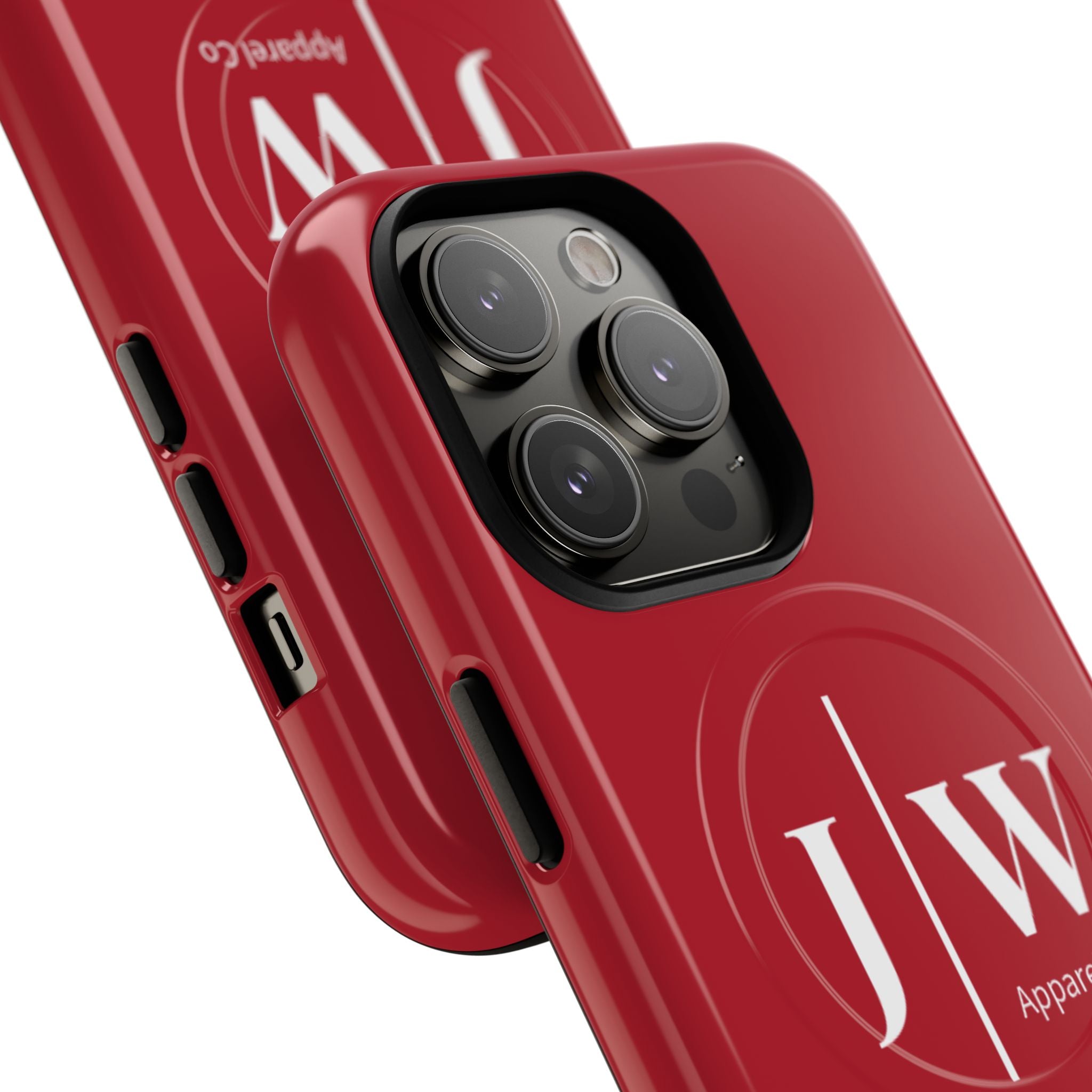 Tough “Dark Red” Magnetic iPhone Case