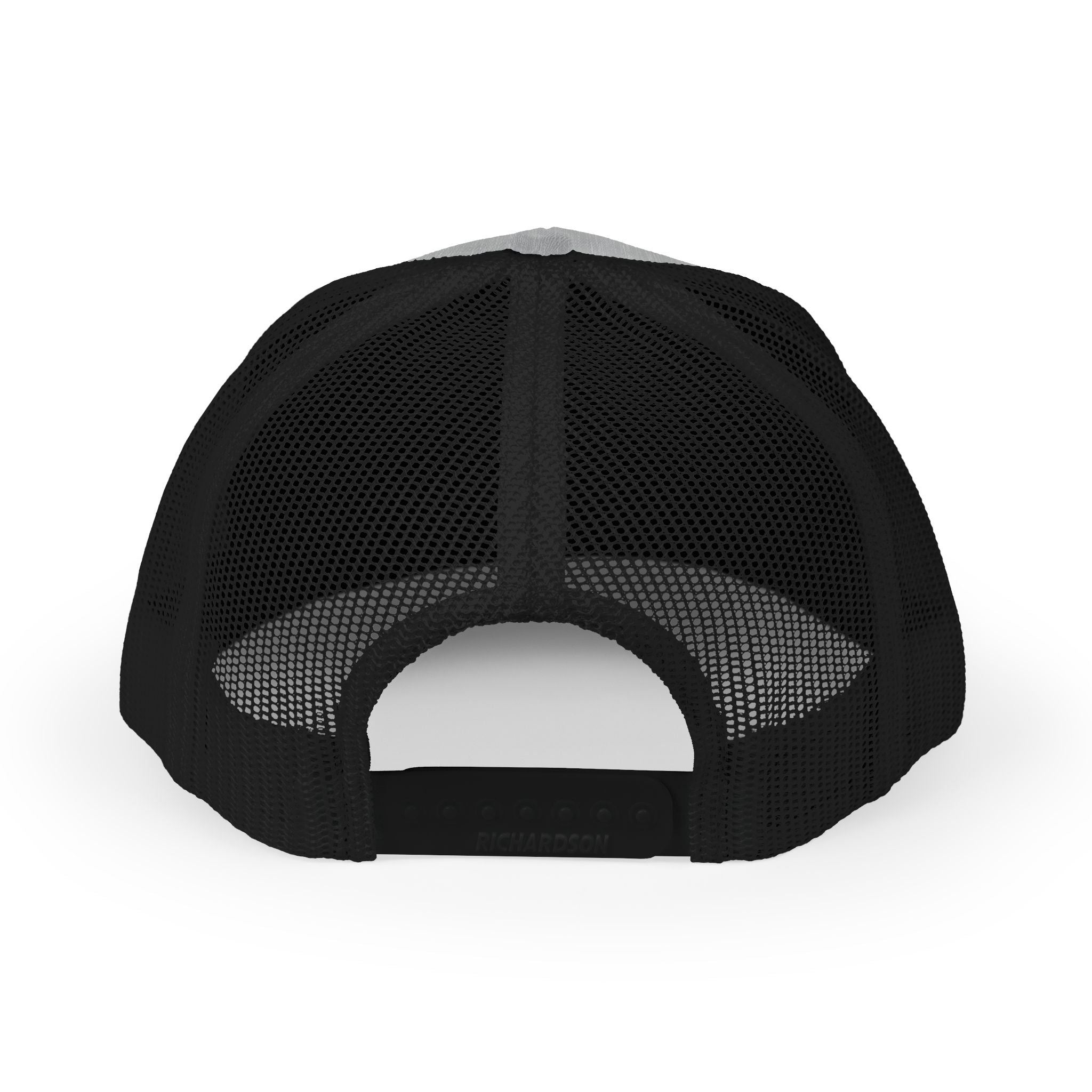 Embroidered Trucker Snapback Cap — JW Apparel Logo Mesh Hat