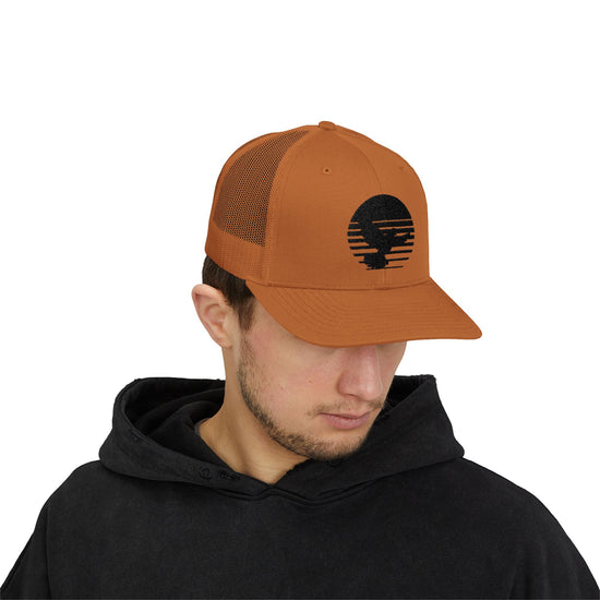 “Free Bird Sunrise v2” Snapback Trucker Cap