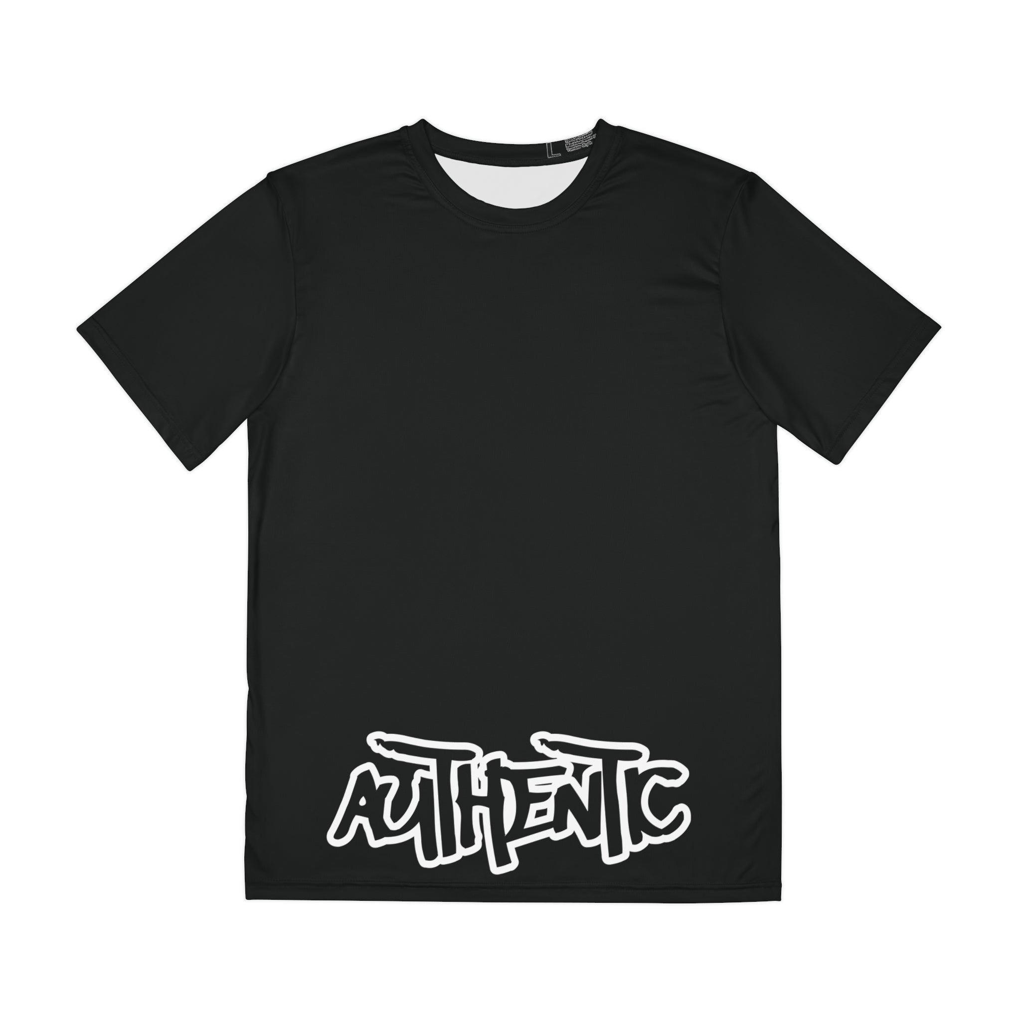 Black Authentic Graffiti Men's Tee