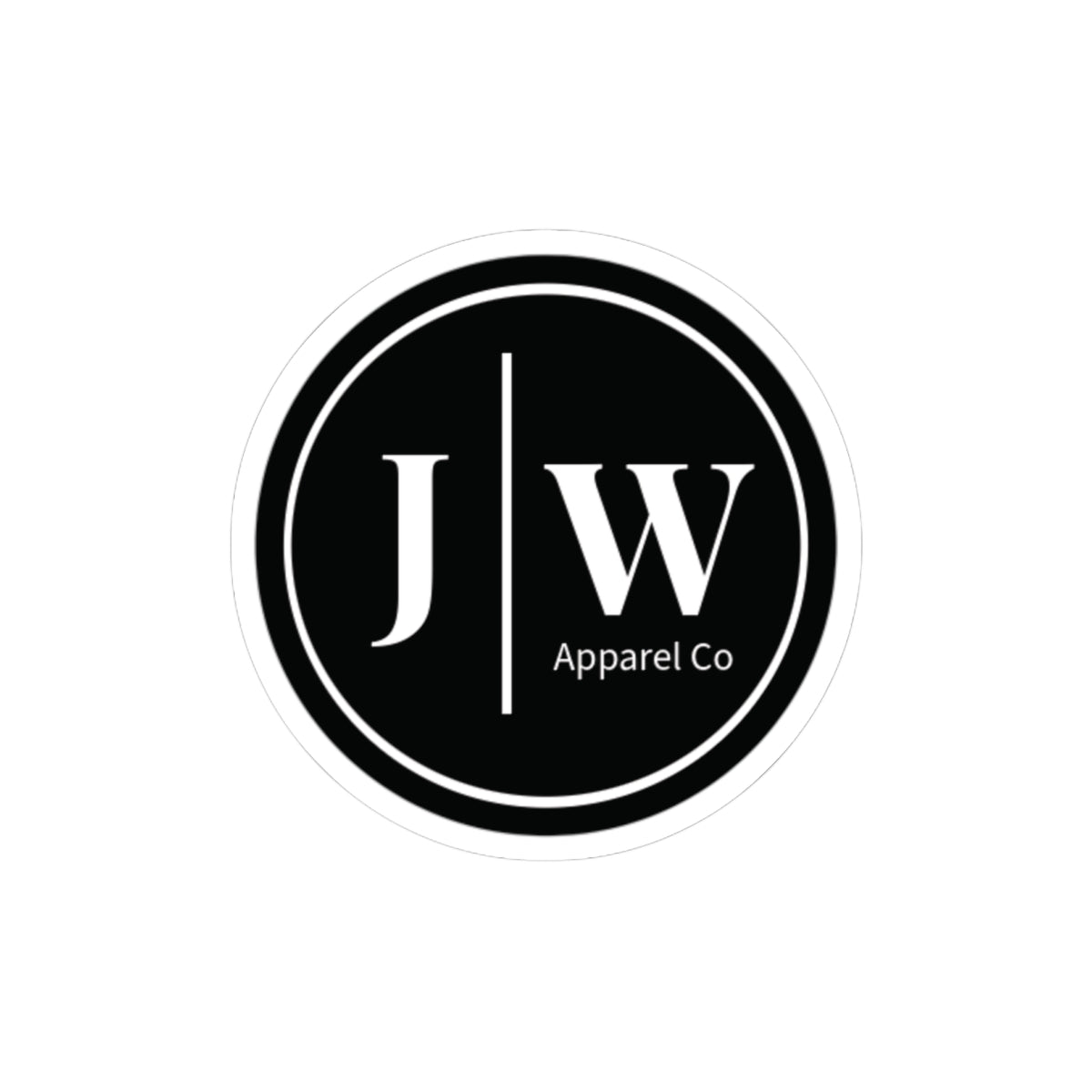 JW Apparel Co. Logo Kiss-Cut Sticker | Decals